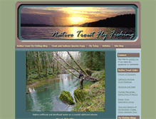 Tablet Screenshot of nativetroutflyfishing.com